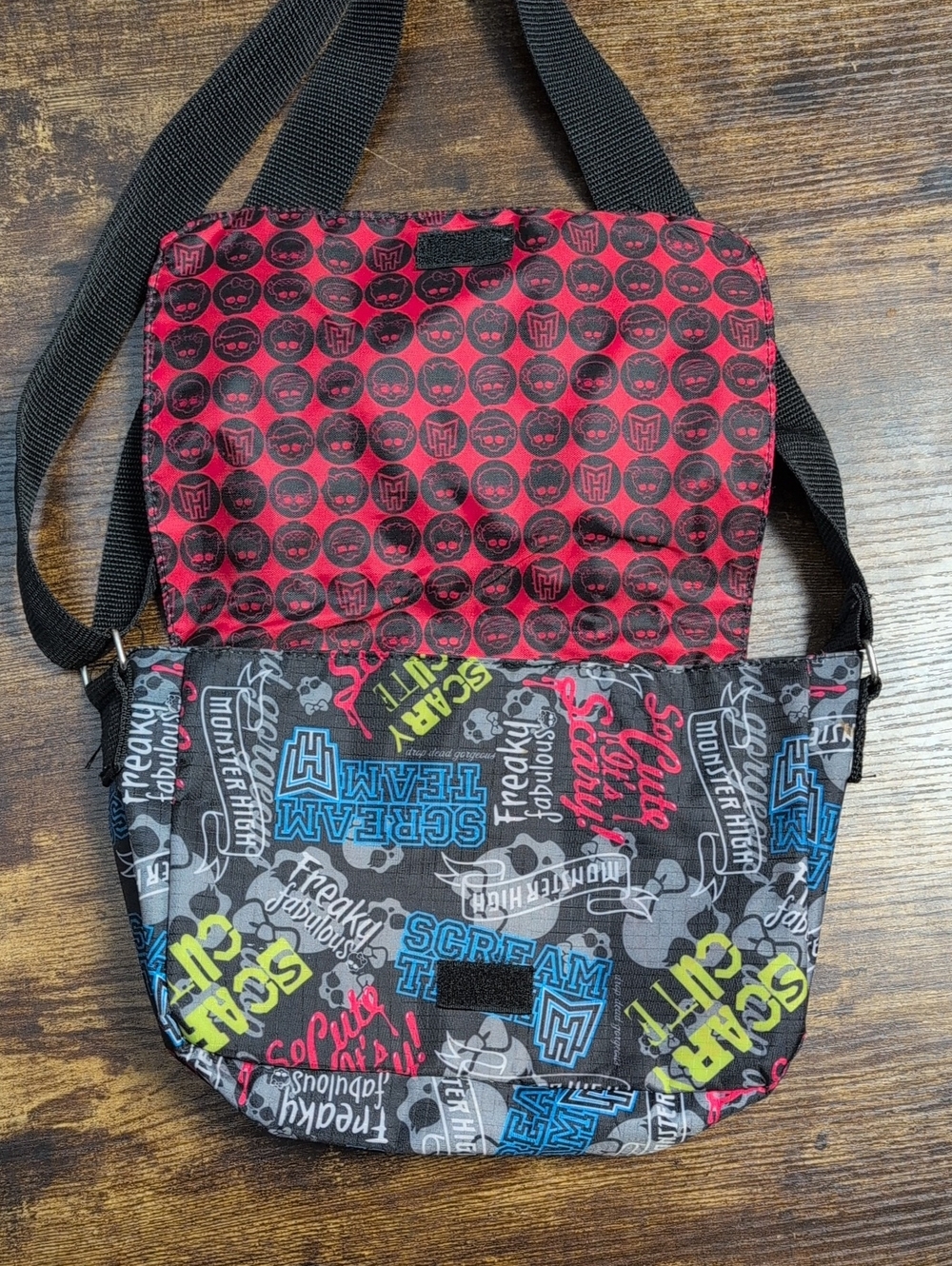 Monster High Crossbody Bag Adjustable Strap 2011 Mattel - Picture 3 of 8
